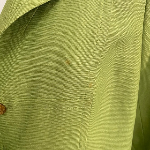 Dana Buckman Size 4 Lime Green Blazer - Picture 6 of 6